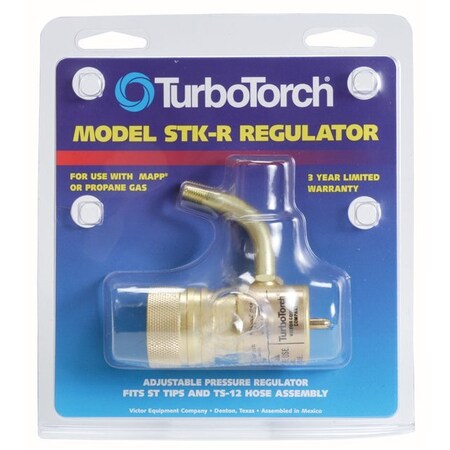 Turbotorch VictorModel STK TurboTorch Light Duty MAP-PRO Propane Single Stage Regulator, CGA-600 0386-0687